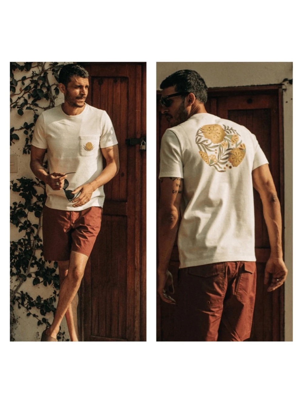 Taylor Stitch - The Heavy Bag Tee in Desert Flower XL 44 NWT Men’s Shirt